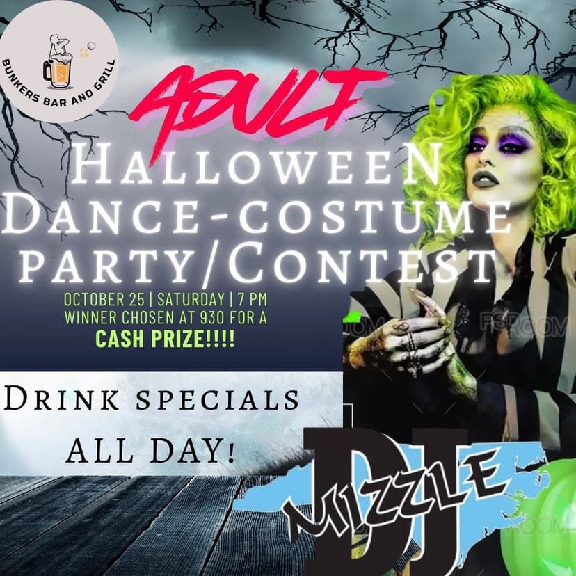 Adult Dance Party and Costume Contest!